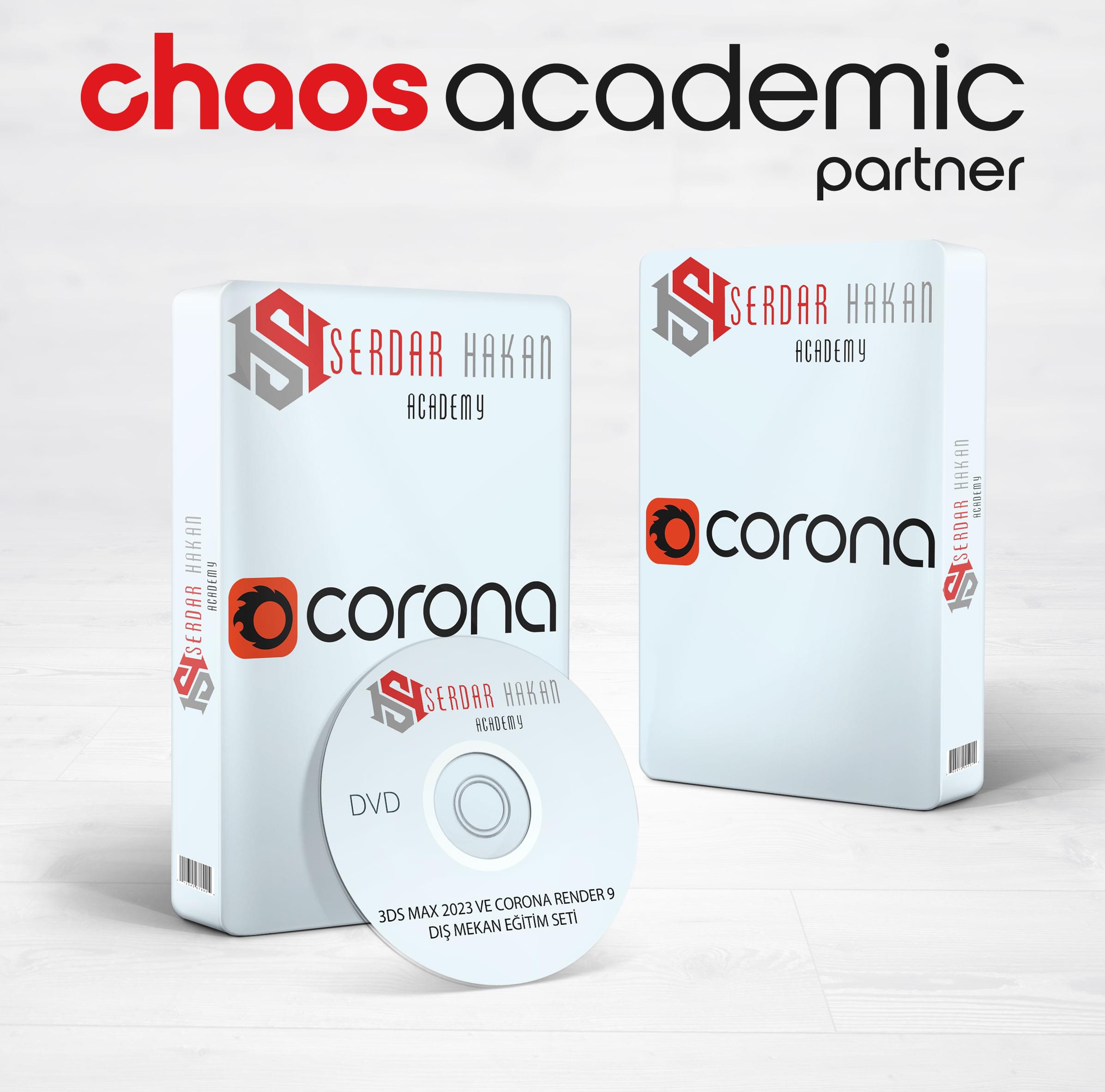 3DS MAX 2023 VE CORONA RENDER 9 DIŞ MEKAN EĞİTİM SETİ