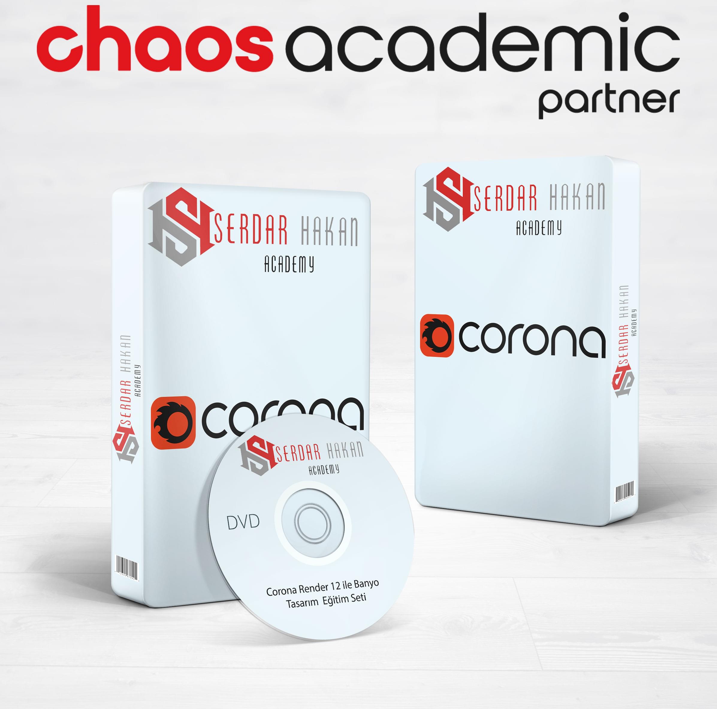 Corona Render 12 ile Banyo Tasarım Eğitim Seti