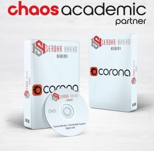 Corona Render 12 ile Mutfak Tasarım Eğitim Seti