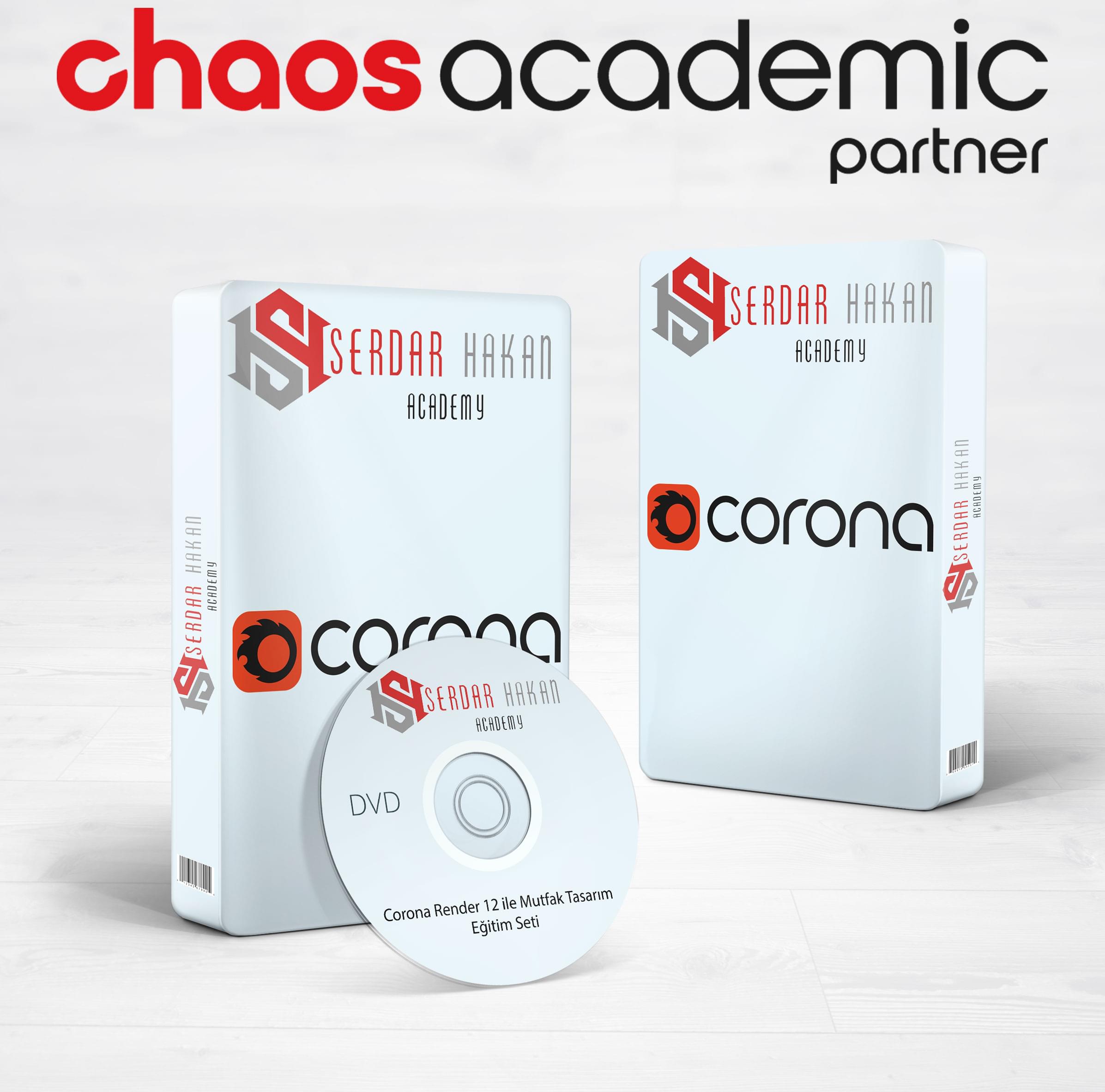 Corona Render 12 ile Mutfak Tasarım Eğitim Seti