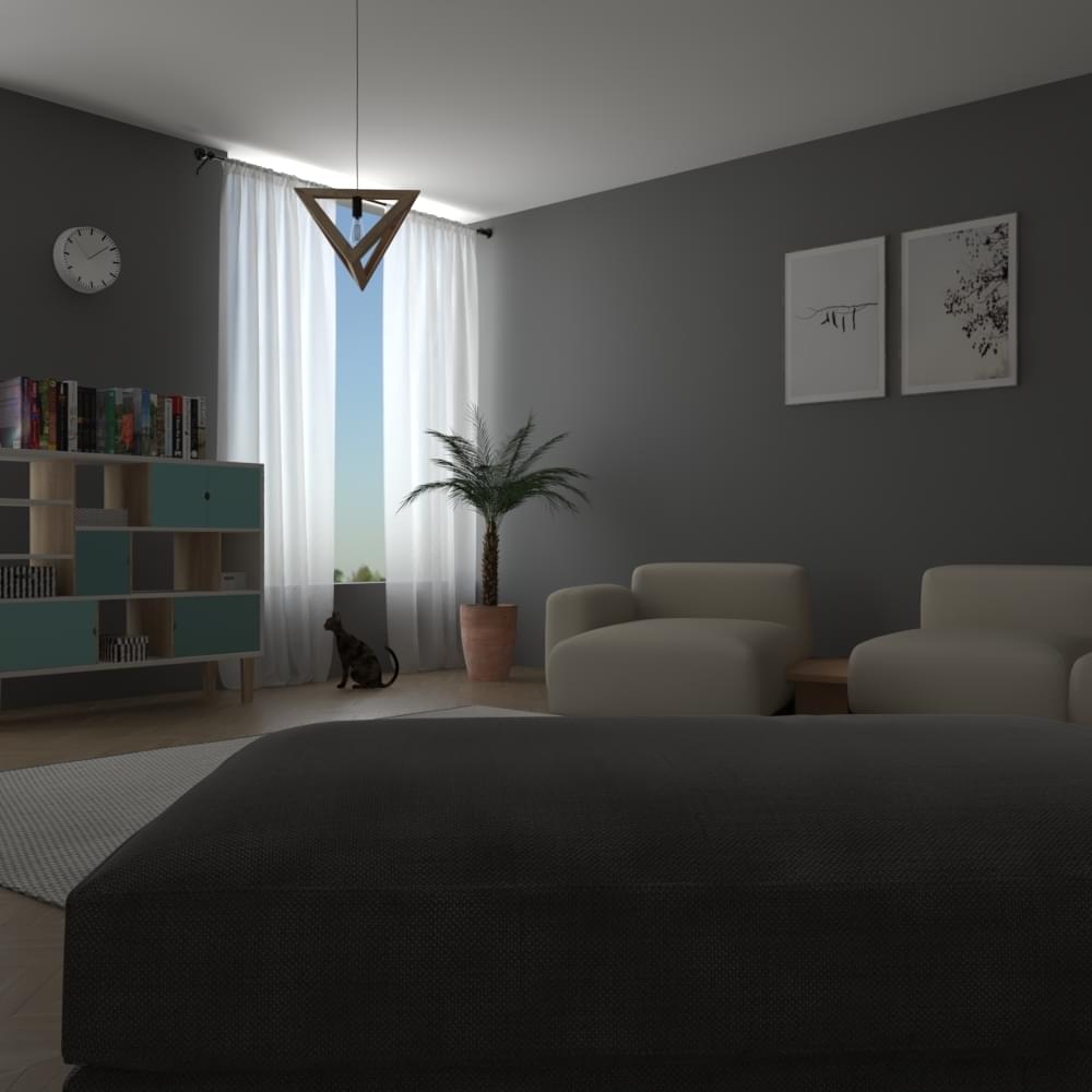 3ds Max 2025 ve Vray 7 Render Oturma Odası Tasarım Eğitim Seti - Görsel 2