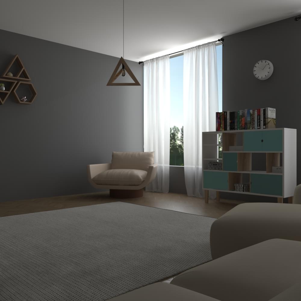 3ds Max 2025 ve Vray 7 Render Oturma Odası Tasarım Eğitim Seti - Görsel 3