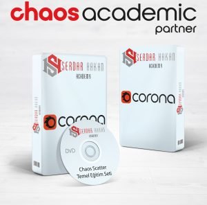 Corona Render ve Chaos Scatter Temel Eğitim Seti