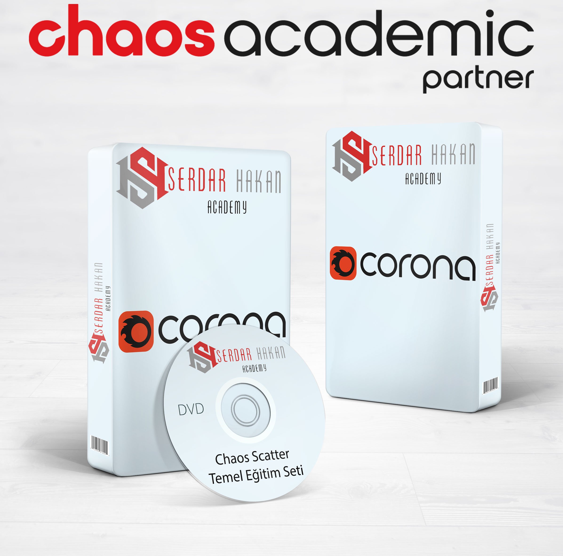 Corona Render ve Chaos Scatter Temel Eğitim Seti