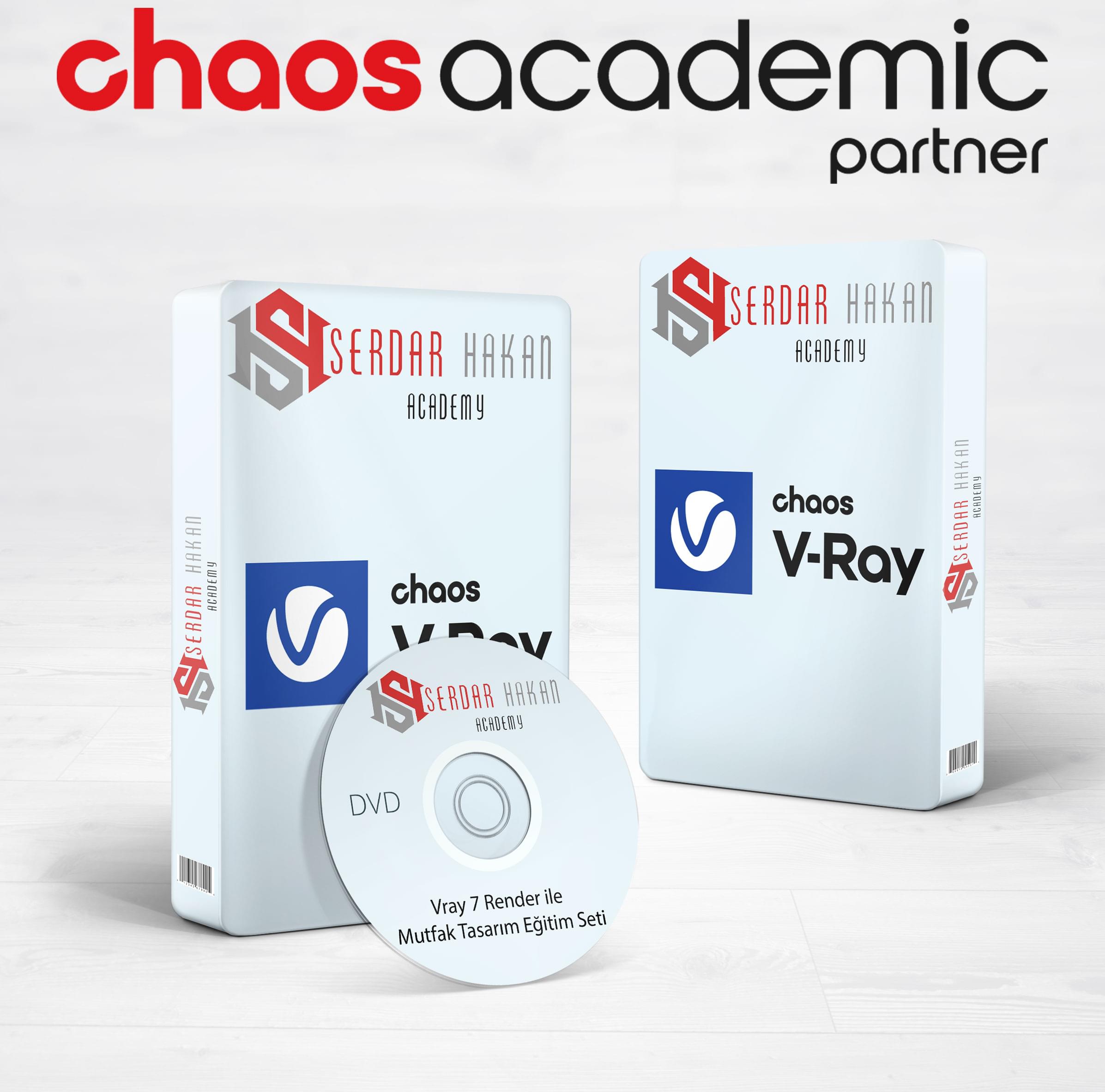 Vray 7 Render ile Mutfak Tasarım Eğitim Seti