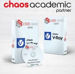 3ds Max 2026 Vray 7 İskandinav Oda Tasarım Eğitim Seti
